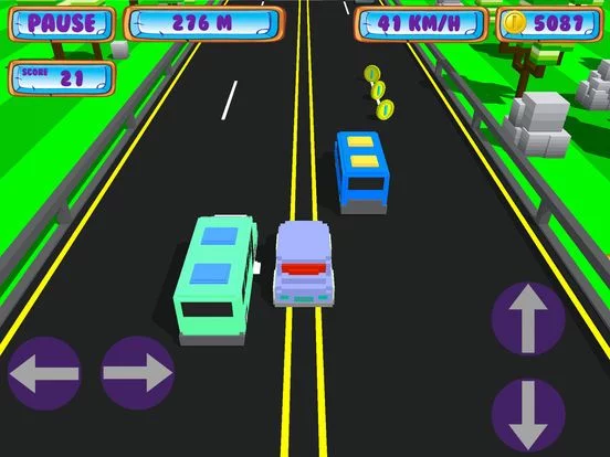 Изображение игры: Block Car Race