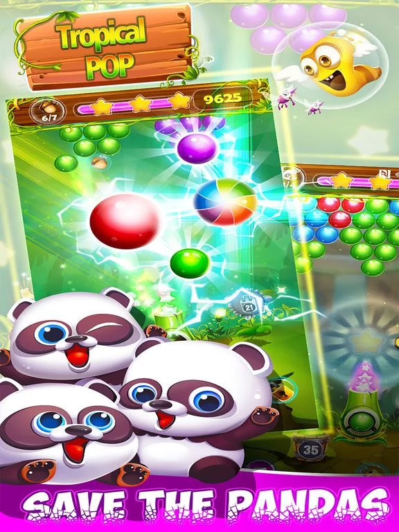 Изображение игры: Tropical Pop: Bubble Shooter