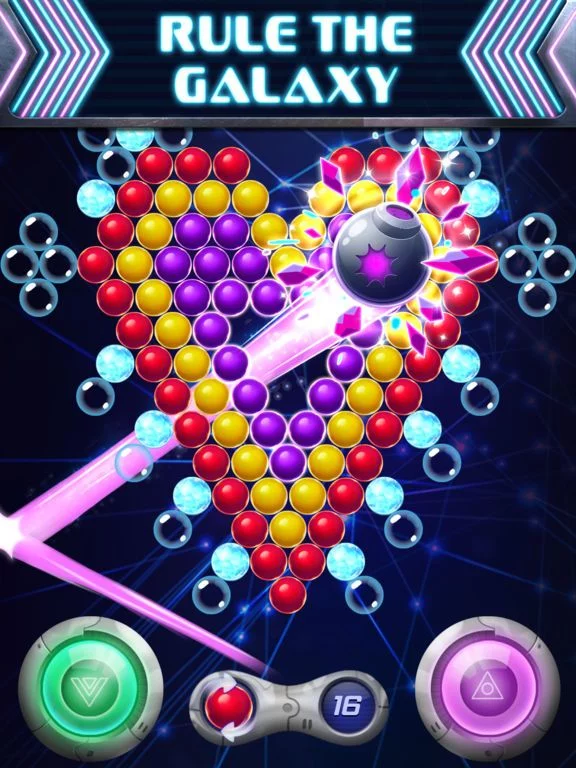Изображение игры: Bubble Heroes Galaxy