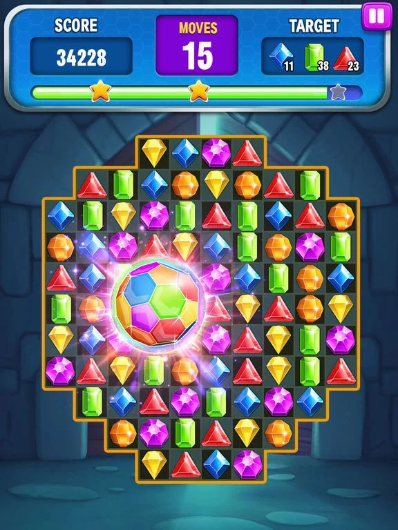 Изображение игры: Diamond Crush Puzzle Mania