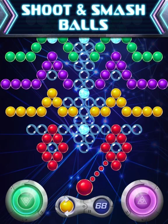 Изображение игры: Bubble Heroes Galaxy