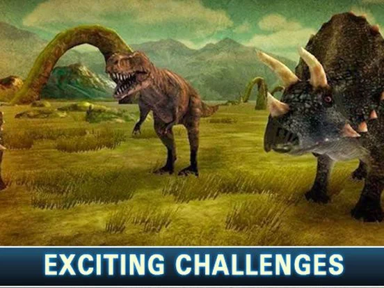 Изображение игры: Dinosaur Hunter Trex Attack Survive Dino Fury Chase Killing Games