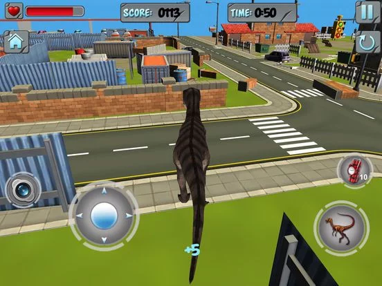 Изображение игры: Dino Destroyer City hunter