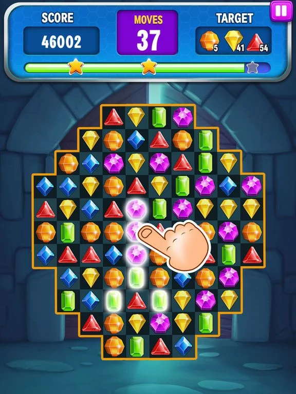 Изображение игры: Diamond Crush Puzzle Mania
