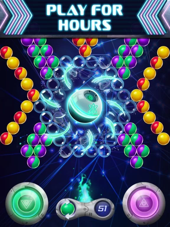 Изображение игры: Bubble Heroes Galaxy