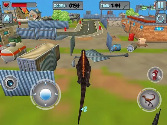 Изображение игры: Dino Destroyer City hunter
