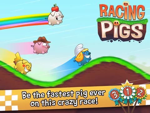 Изображение игры: Racing Pigs - An Amazing Speedy Race