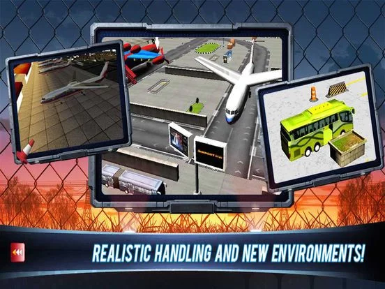 Изображение игры: Airport Bus Simulator 3D. Real Bus Driving & Parking For kids