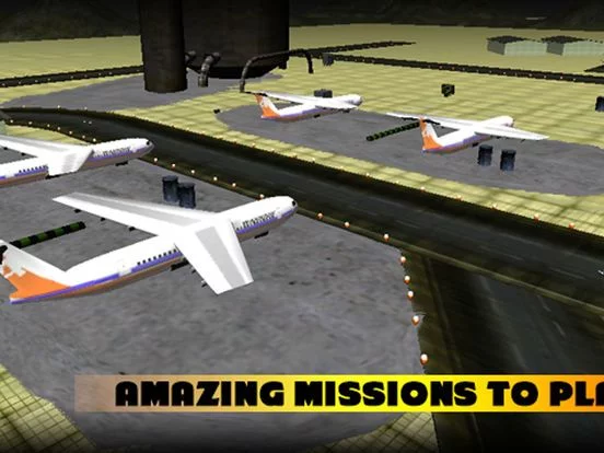 Изображение игры: Airplane Games Jumbo Jet Parking 3D Airport Flight Plane Parking Simulator