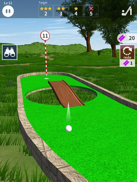 Изображение игры: Mini Golf 100