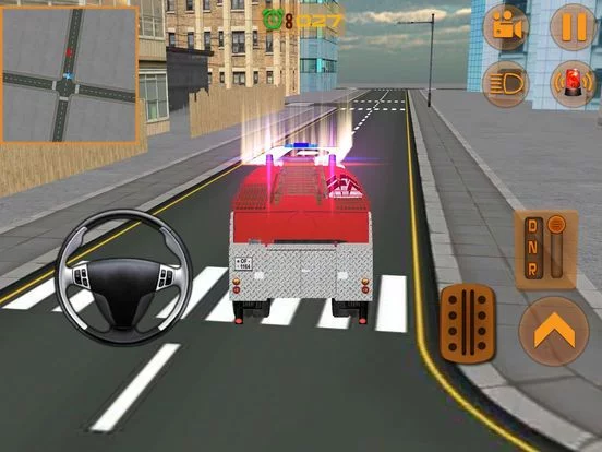 Изображение игры: FireFighter fighting 3d simulator Truck Driver