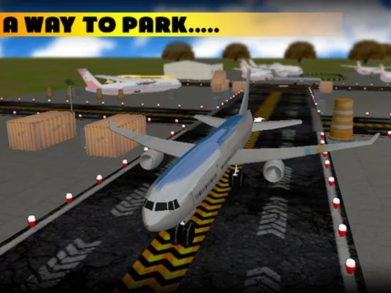 Изображение игры: Airplane Games Jumbo Jet Parking 3D Airport Flight Plane Parking Simulator