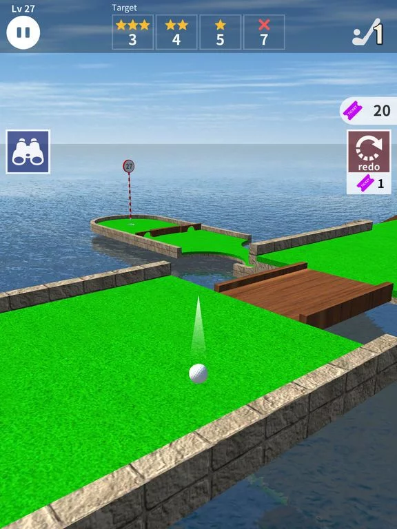 Изображение игры: Mini Golf 100