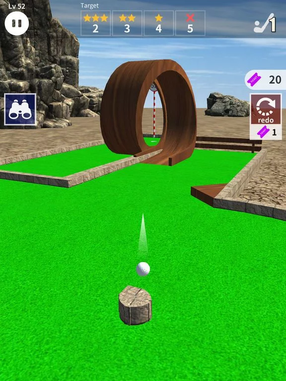 Изображение игры: Mini Golf 100