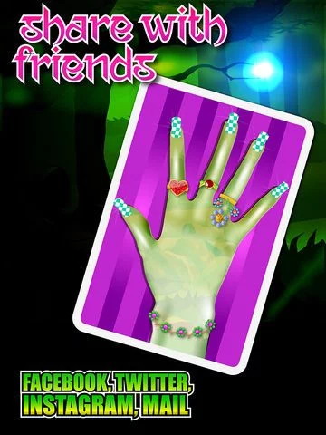 Изображение игры: Nail Spa - Monster Girls Games