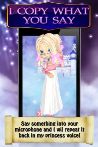 Изображение игры: Sleeping Beauty Princess Diary Free - Fun Girl Talking App for iPhone & iPod Touch