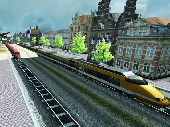 Изображение игры: Euro Train Driving Games