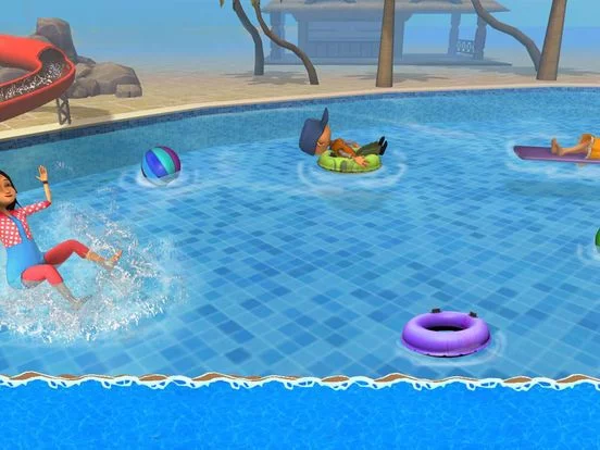 Изображение игры: Aqua Park Speed Coaster Slide Cool Water Race Simulator Game