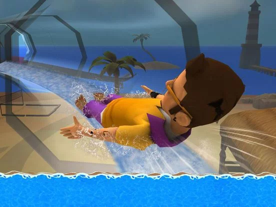 Изображение игры: Aqua Park Speed Coaster Slide Cool Water Race Simulator Game
