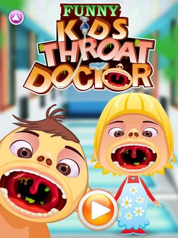 Изображение игры: Funny Kid's Throat Doctor