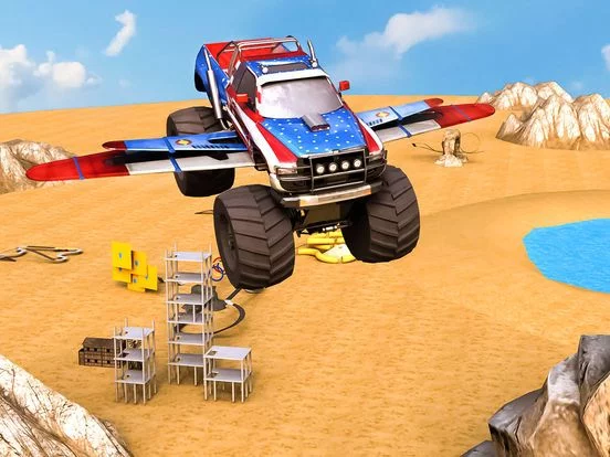 Изображение игры: Realistic 3D Monster Truck Park Free Racing Game