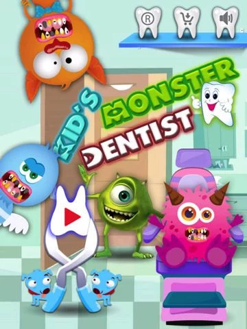 Изображение игры: Kids Monster Dentist - Free Kids Doctor Games.