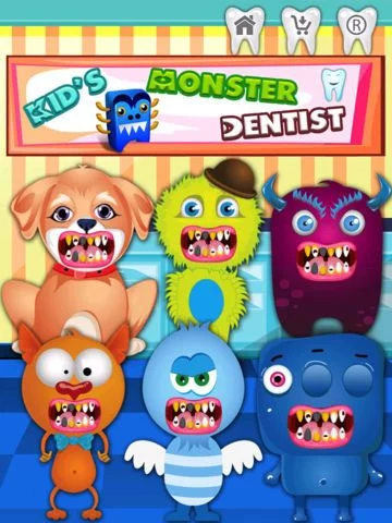 Изображение игры: Kids Monster Dentist - Free Kids Doctor Games.