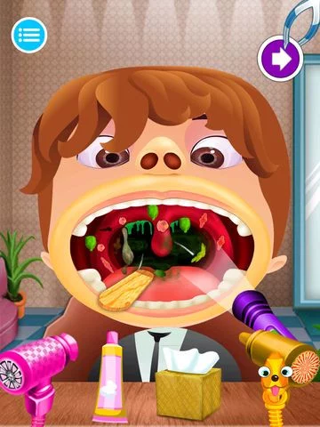 Изображение игры: Funny Kid's Throat Doctor