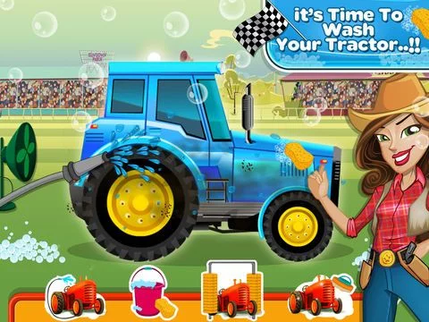 Изображение игры: Racing Tractor Simulator Spa & Salon