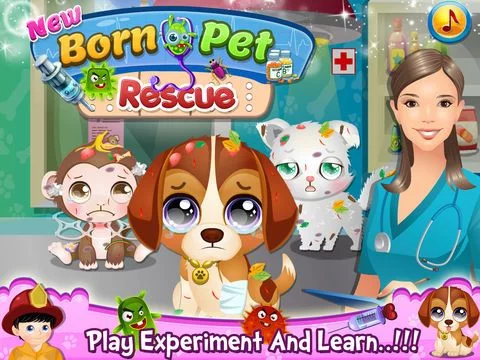 Изображение игры: New Born Pet Rescue