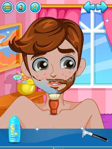 Изображение игры: Handsome BoyFriend Makeover & Beautiful Girlfriend- spa - Hair salon games