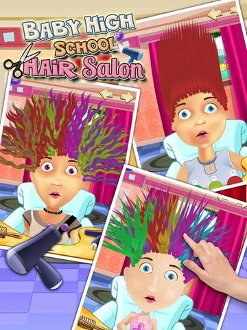 Изображение игры: Baby High School Hair Salon