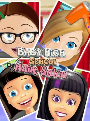 Изображение игры: Baby High School Hair Salon