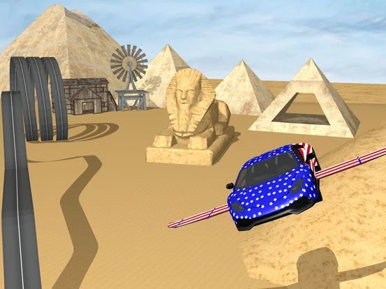 Изображение игры: American Flying Furious Racing Car Fever n Rivals
