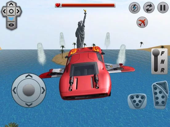 Изображение игры: American Flying Furious Racing Car Fever n Rivals