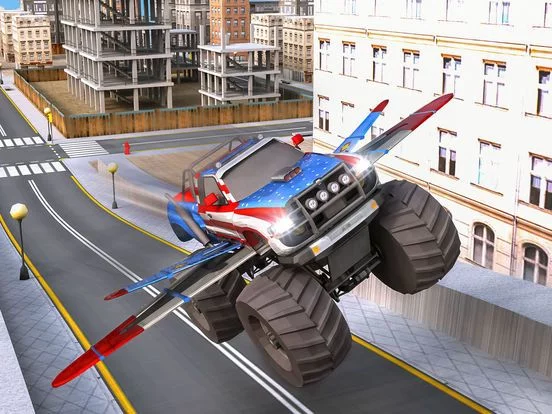 Изображение игры: Off Road 4x4 Flying Monster Truck Real Racing