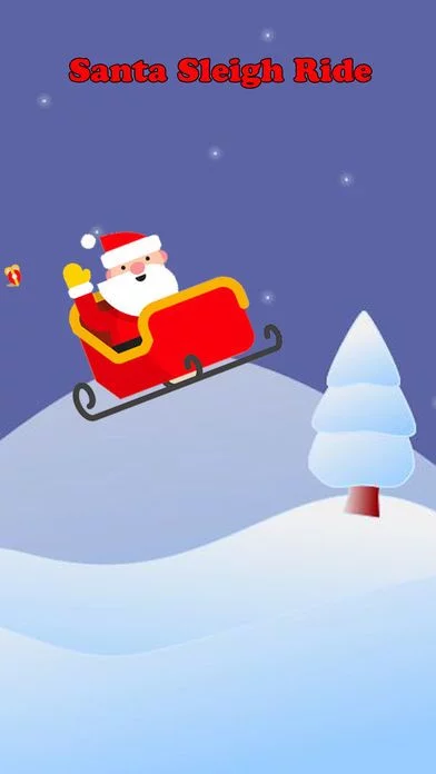 Изображение игры: Santa Sleigh Ride