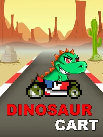 Изображение игры: Dinosaur Cart