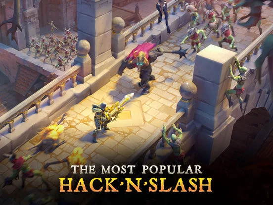 Изображение игры: Dungeon Hunter 5 - Multiplayer RPG on iOS