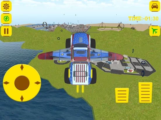Изображение игры: Off Road 4x4 Flying Monster Truck Real Racing