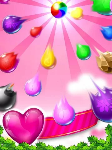 Изображение игры: Plants Panda Bubble