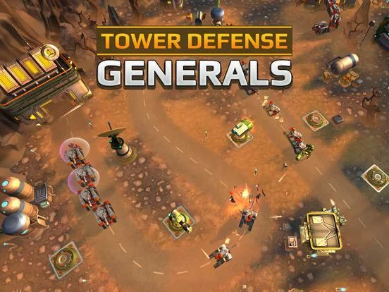 Изображение игры: Tower Defense Generals TD