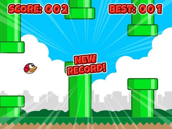 Изображение игры: Tiny Red Bird