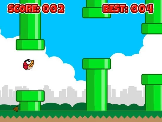 Изображение игры: Tiny Red Bird