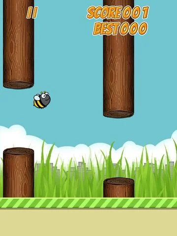 Изображение игры: Flappy Bug Free Game