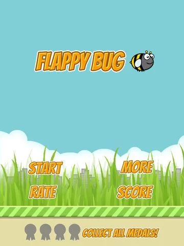 Изображение игры: Flappy Bug Free Game