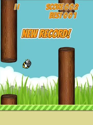 Изображение игры: Flappy Bug Free Game