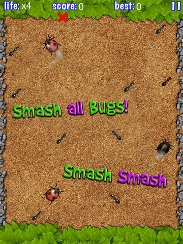 Изображение игры: Smash Bugs X FREE