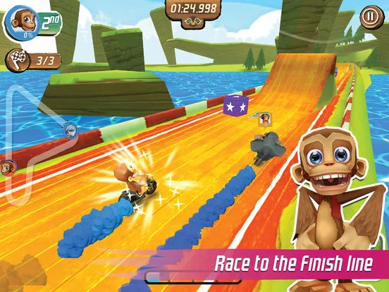 Изображение игры: Nitro Chimp Grand Prix
