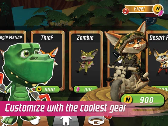Изображение игры: Nitro Chimp Grand Prix